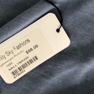 Nally & Millie Tops - NWT! Nally Millie lightweight poncho 1size Nally & Millie Tops - NWT! Nally Millie lightweight poncho 1size